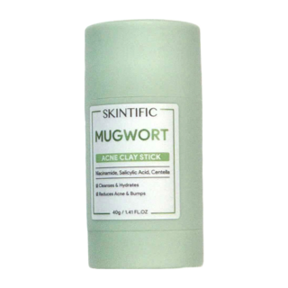 SKINTIFIC 艾草淨化毛孔泥膜棒 40g, 1罐