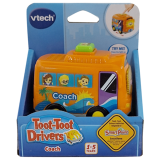 Vtech 嘟嘟聲光互動巴士,聲光效果,互動學習,安全材質,堅固耐用, 巴士, 1個