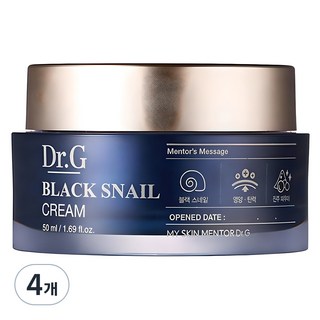 닥터지 블랙 스네일크림, 50ml, 4개