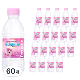 아임에코 티니핑워터, 60개, 330ml