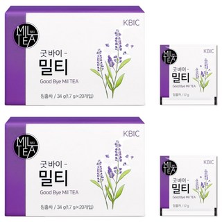 굿바이밀티 허브티, 1.7g, 20개입, 2개