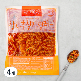 샐러드미인 살사후 실리 샐러드 (냉장), 1kg, 4개