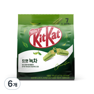 KitKat 녹차 비스켓, 119g, 6개