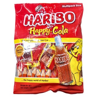 HARIBO 哈瑞寶 可樂口味軟糖，獨立小包裝 攜帶方便 Q彈有嚼勁, 250g, 1袋