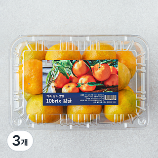 가족 당도선별 10brix 감귤, 800g(소과), 3개