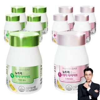 뉴트리디데이 다이어트 스페셜 올뉴 60정 x 1p + 카테킨 올뉴 60정 x 1p, 120정, 5개