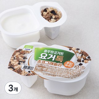 풀무원 다논 요거톡 초코그래놀라 2개입, 129g, 6개