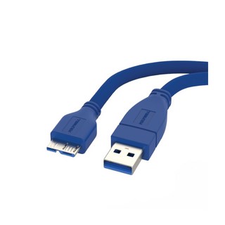 POLYWELL USB3.1 A公 To Micro B公 藍色0.5M 高速傳輸線, 1入