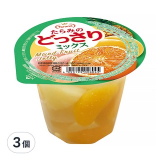 Tarami 達樂美 果凍杯 什錦水果 230g (蜜柑、白桃、黃桃、鳳梨), 3個