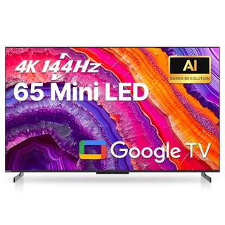 이스트라 4K QD-Mini LED 144Hz AI 퀀텀사운드 구글 스마트TV, 165cm(65인치), UC653MLED, 스탠드형, 방문설치
