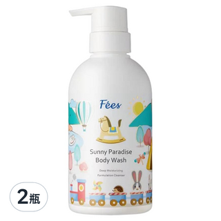 F'ees 兒童沐浴精 陽光樂園, 450ml, 2瓶