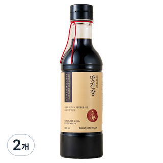 미자언니네 프리미엄 맛간장, 480ml, 2개
