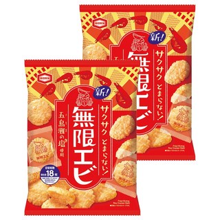 카메다 무겐에비 새우 스낵, 73g, 2개