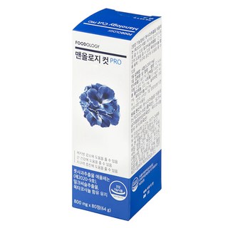 푸드올로지 맨올로지 컷 프로 다이어트 64g, 80정, 1개