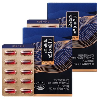 프롬바이오 관절엔 크릴오일 45g, 60정, 2개