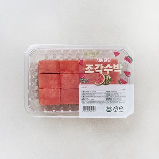 올바른과일 조각수박, 1개, 1kg