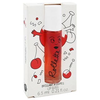 nailmatic KIDS 兒童專用天然杏仁油透亮唇彩 滾珠設計, 櫻桃, 1支