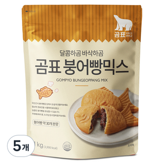 곰표 붕어빵 믹스, 1kg, 5개 믹스도넛