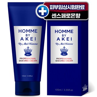 아케이 옴므 프로페셔널 면도크림, 1개, 105ml