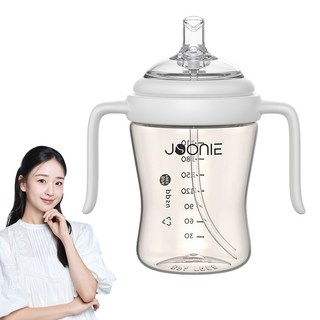 주니 PPSU 빨대컵 2세대 210ml + 일반 빨대 + 추빨대 세트, 1세트, 화이트