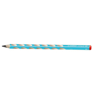 STABILO 思筆樂 EASYgraph 人體工學思筆樂洞洞鉛筆,三角形筆桿,3.15mm筆芯,PEFC環保木材, 淺藍色, 1支