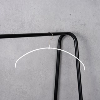 마와 논슬립 옷걸이 이코노믹라이트 40PT, 화이트, 16개