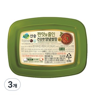 신송 짠맛을 줄인 건강한 양념쌈장, 170g, 3개