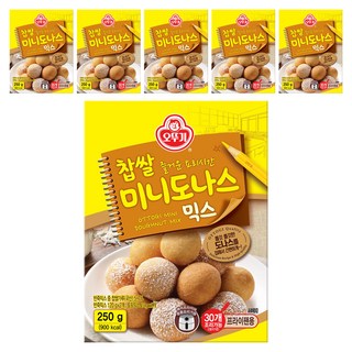 오뚜기 찹쌀 미니도나스 믹스, 250g, 6개