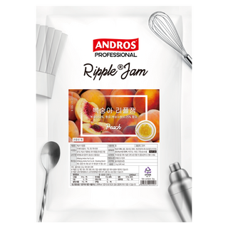 안드로스 복숭아 리플잼, 1kg, 1개