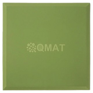 QMAT 超慢跑墊, 20MM 厚度, 青蘋綠, 45*45公分, 高彈性, 柔軟度, 易於清潔, 1個