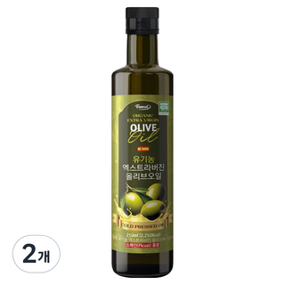 퍼니트 유기농 엑스트라버진 올리브오일, 2개, 250ml