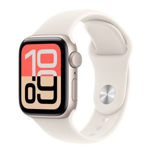 [Apple 2025 애플워치 SE3 스타라이트 이미지]