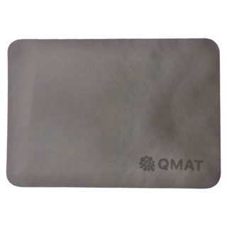 QMAT 10mm 運動跪墊 十字紋, 30*40公分, POE聚烯烴彈性體, 台灣產, S(30 x 40cm), 黑灰色, 1個