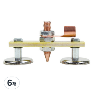 세인티에프 용접 접지 자석 더블타입, 6개