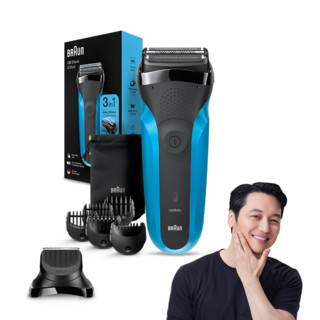 BRAUN 시리즈 3 전기면도기, 310BT, Blue