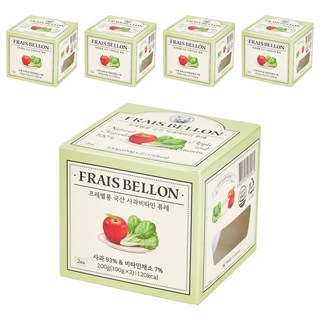 프레벨롱 국산 과일퓨레, 혼합맛(사과/비타민채소), 200g, 5개