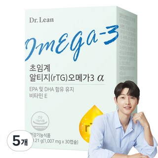 닥터린 초임계 알티지 오메가3 알파 24g, 30정, 5개