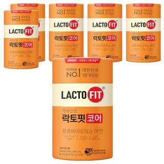 락토핏 코어 유산균 60p, 120g, 6개