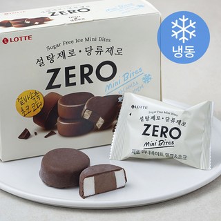 롯데제로 미니바이트 밀크 앤 초코 아이스크림 (냉동), 38ml, 10개입, 1개