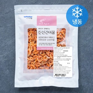 바다원 고소한 실속형 꽃새우 (냉동), 100g, 1개