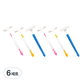 카이 바디면도기, 3개입, 6개