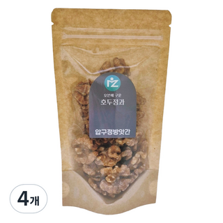 압구정방앗간 오븐에 구운 프리미엄 호두정과, 60g, 4개