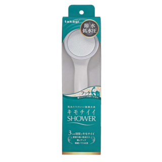 Takagi 日本淨水Shower蓮蓬頭 加壓省水款，節省34%用水量，日本市場領導品牌, JSA022, 1組