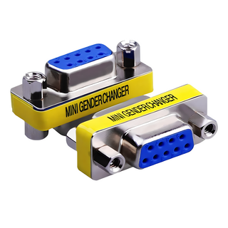 Bravo-U RS232/DB9/COM埠母對母轉接頭, Mini Gender Changer 2入組, 單一商品, 2個