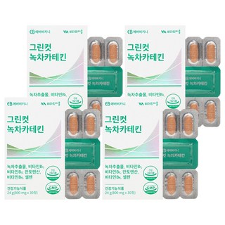 에버비키니 그린컷 녹차카테킨, 30정, 4개