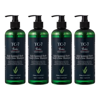 띵코 TC-7 다시마 씨위드 허브 두피 클리닉 샴푸, 500ml, 4개