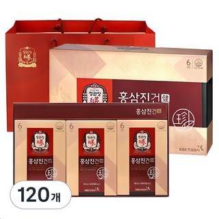 정관장 홍삼진건 파우치, 1.2L, 4개