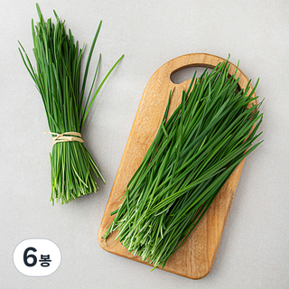 국내산 부추, 600g, 6봉