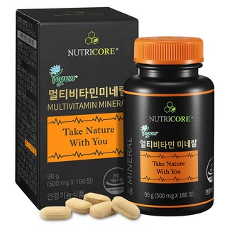 뉴트리코어 멀티비타민 미네랄, 180정, 1개