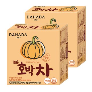 다하다 국산 늙은 호박차, 1g, 100개입, 2개